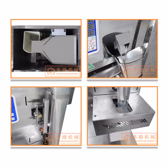Machine à emballer verticale automatique de poche de granule de poudre de café de sucrerie de sucrerie
