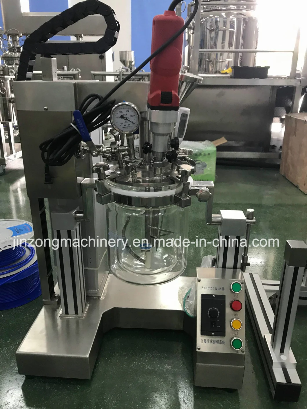 10L Lab Jacketed Glass Reactor Laboratory Mixer Disperser Blender Agitator for Price