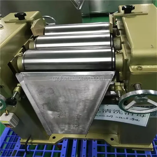 Rectifieuse à trois cylindres, Broyeur à trois cylindres, Broyeur à trois cylindres