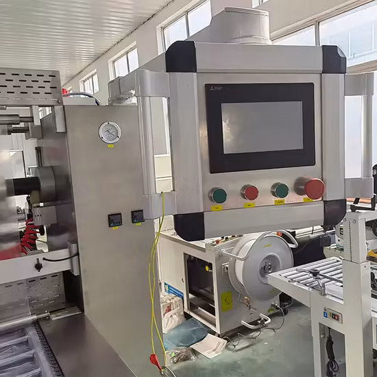 Emballage sous vide de thermoformage et machine à emballer automatique remplissante d'azote pour la nourriture Viande Fruits Légumes et Poissons