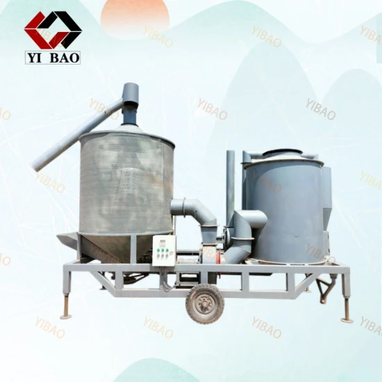 Machine de séchage de maïs à haute température industrielle 15 20 tonnes par jour équipement de séchage de grain de blé paddy de type mobile